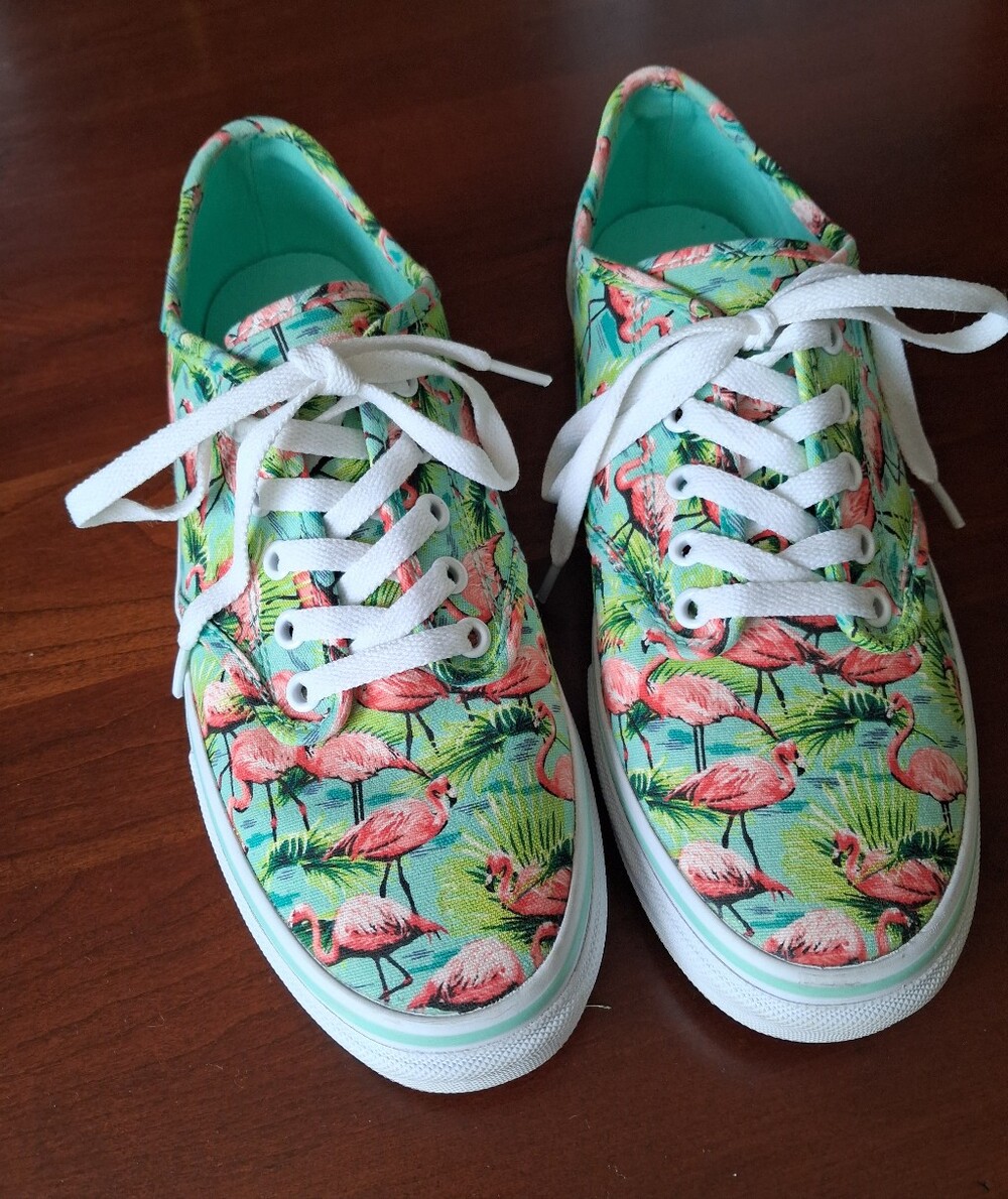 Vans Women's Sneakers Flamingoes Sz 10 NWOT